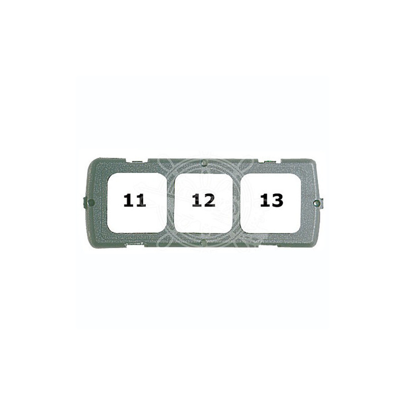 Kit pour montage triple gris foncé -