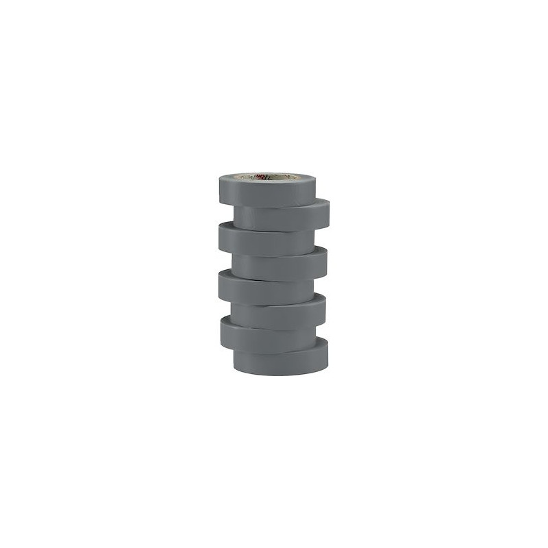 Ruban isolant - gris - Blister de 8