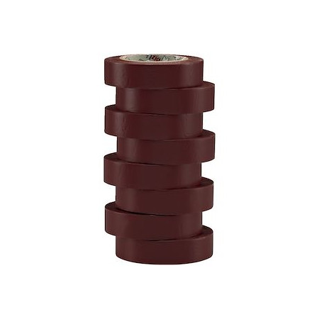 Ruban isolant - brun - Blister de 8