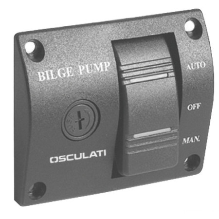 Interrupteur de côntrole universel p.pompes de cale 12/24V -
