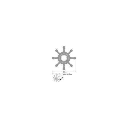 JABSCO Turbine Øext 65mm ep 50.2mm 920-0001 (MT106)