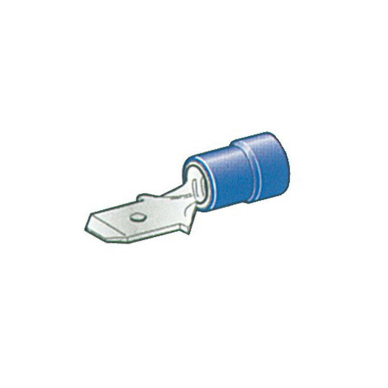 Cosse Faston pré-isolées mâle 2,5-6 mm² - Lot de 100
