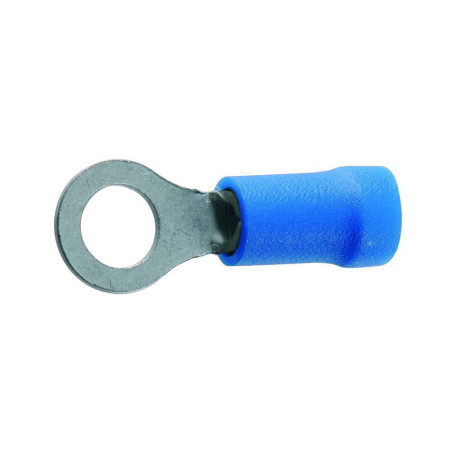 Cosses oeillet Ø6mm bleu les 10