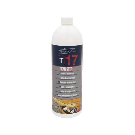 NAUTIC CLEAN 17 Nettoyant teck Step 1 - flacon 1 L