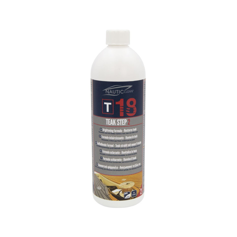 NAUTIC CLEAN 18 Raviveur teck Step 2 - flacon 1 L