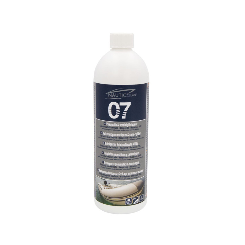 NAUTIC CLEAN 07 Nettoyant pneumatiques & semi-rigides -1 L