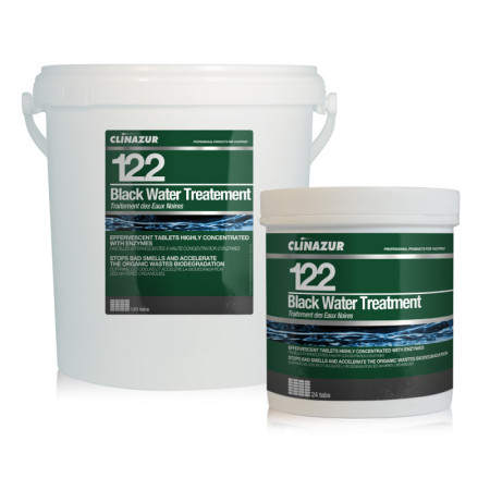 Traitement réservoir eau noire bio enzymatique - 24 pastilles