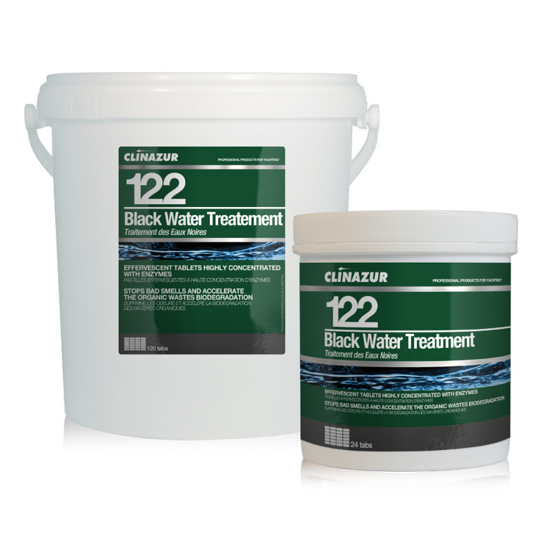 Traitement réservoir eau noire bio enzymatique - 24 pastilles