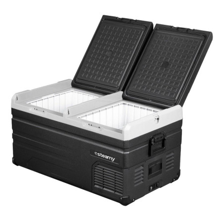 STEAMY-Glacière à compresseur E Dual Zone Roller (90 litres)