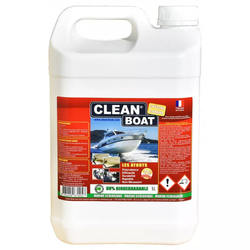 Nettoyant Clean Boat spécial carène - 5 L
