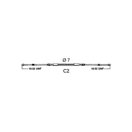 Câble de commande C2 - 6' - 1.82 mètres