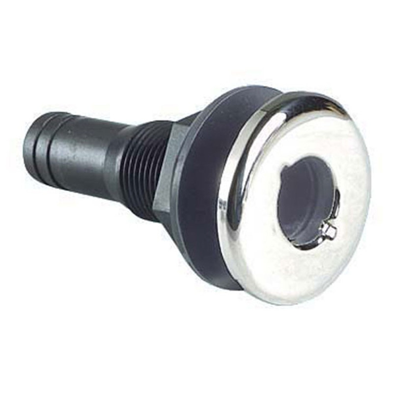 Passe-coque nylon & inox - 1''1/4 - Ø 29/32 mm