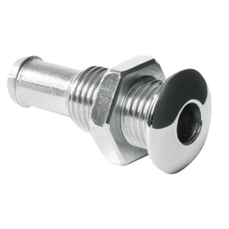 Mini passe-coque AISI 316 bombée 1/4'' -