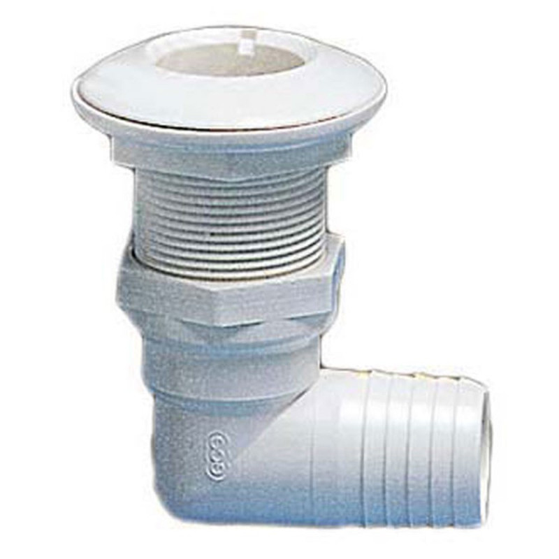 Passe-coque 90° PVC - 1'' - Ø 33 / Ø 19 x 36 mm