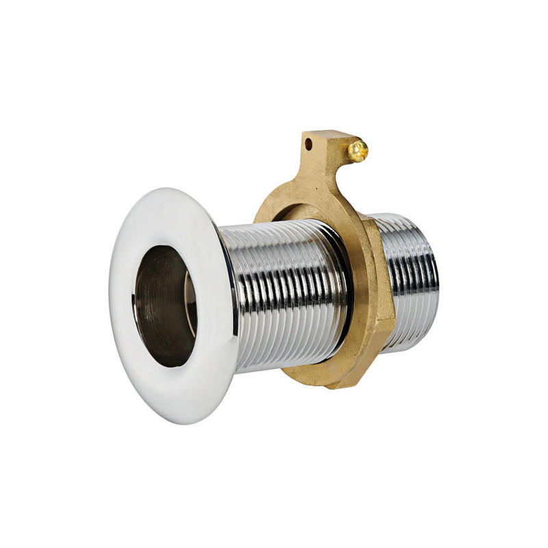 Passe-coque laiton chromé 1/2'' -