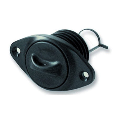 Nable de vidange nylon - 2 vis - noir