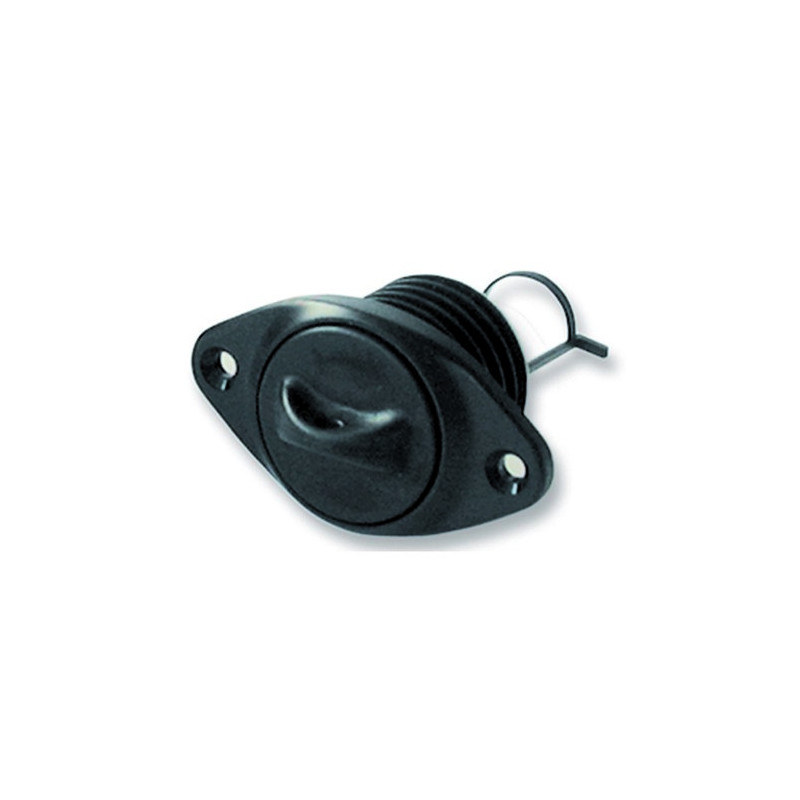 Nable de vidange nylon - 2 vis - noir