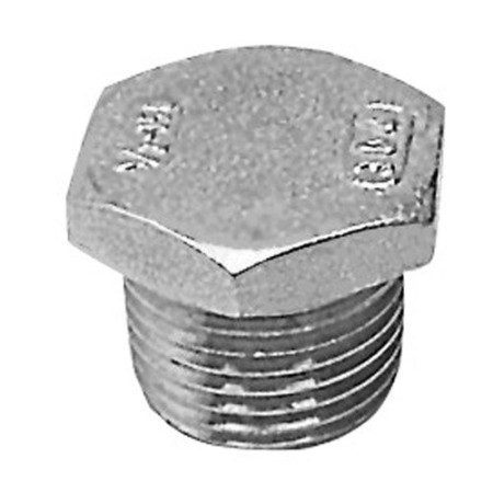 Bouchon mâle inox 1/2'' -