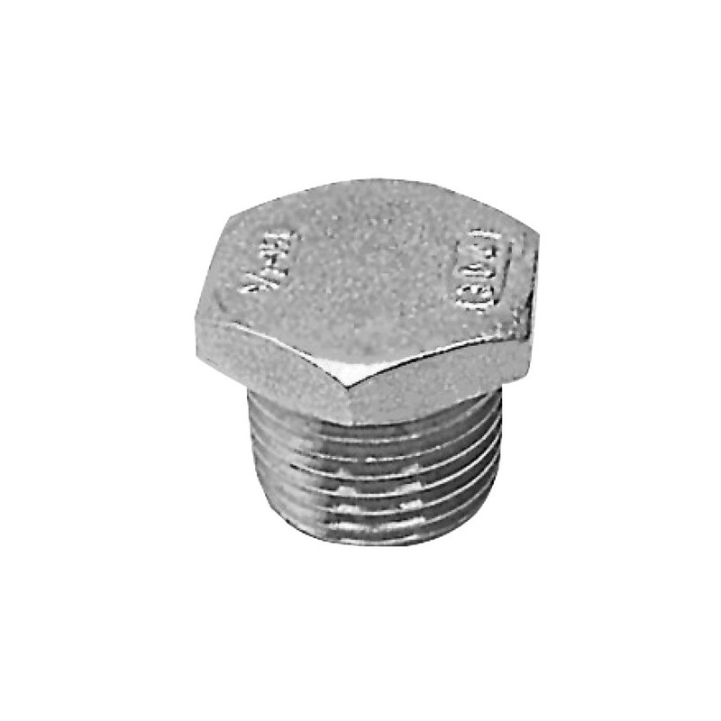 Bouchon mâle inox 3/8'' -