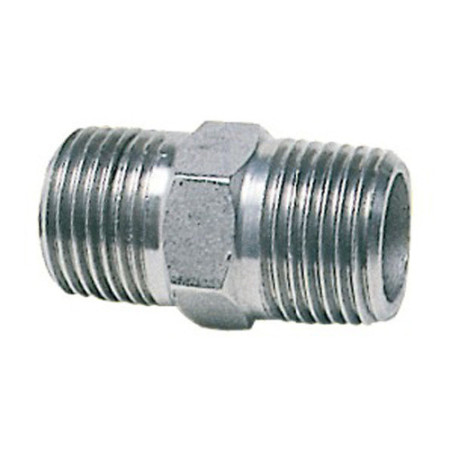 Niple double inox 3/4'' -
