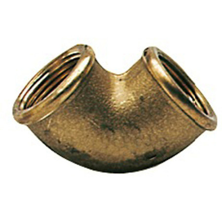 Raccord coudé 90° laiton femelle/femelle 1/2'' -