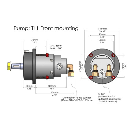 HYDRODRIVE Direction hydraulique MF90