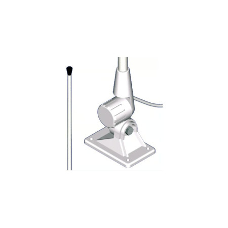 BANTEN Antenne VHF blanche ECO 3dB, 1.5m, 5m de câble avec r
