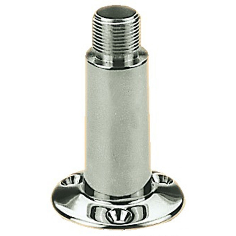 Embase d'antenne VHF - inox - fixe plat pont
