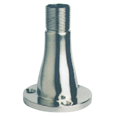 Embase d'antenne VHF - Inox - fixe plat pont