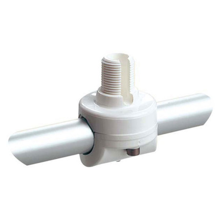 Embase d'antenne VHF - nylon - fixe pour balcon tube de