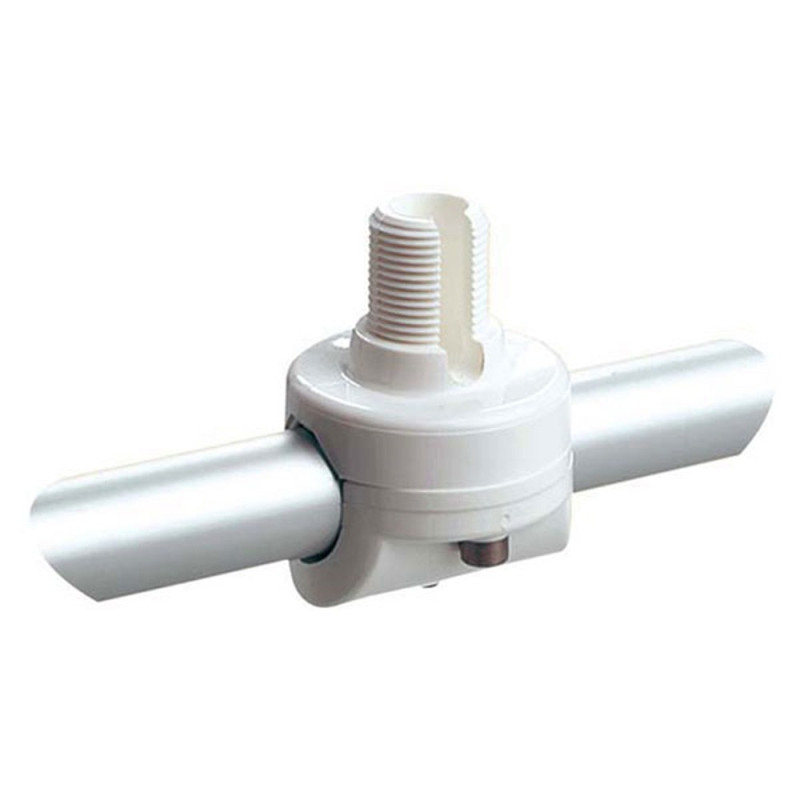 Embase d'antenne VHF - nylon - fixe pour balcon tube de