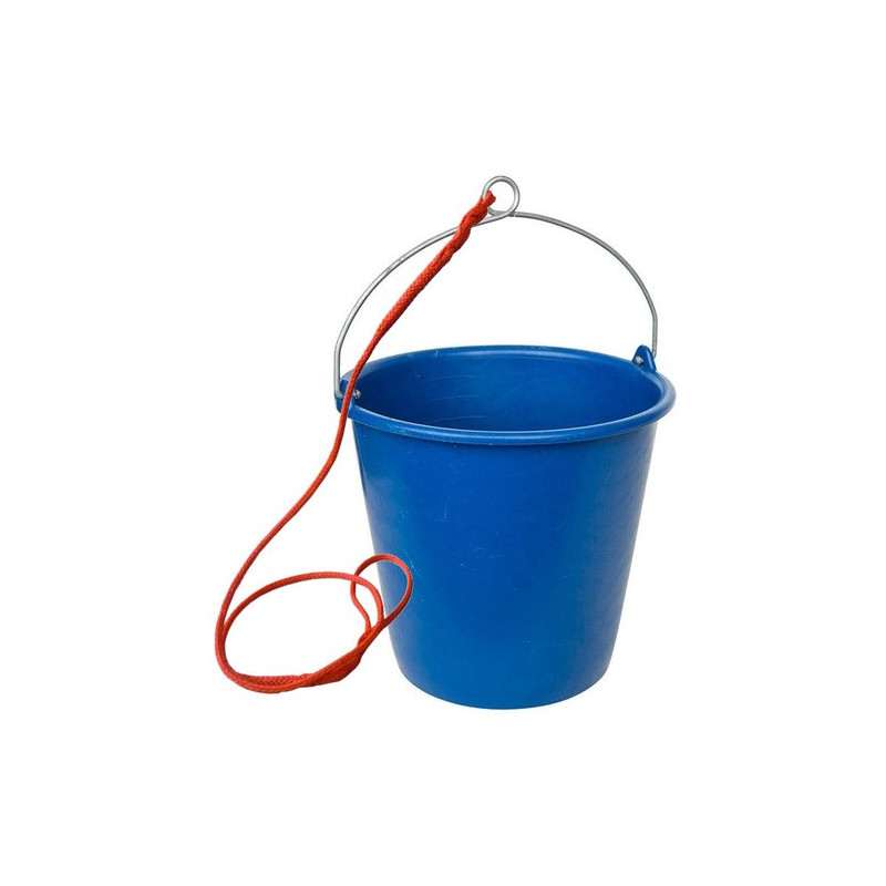 Seau avec anse à oeil - 10 litres - avec bout 1.5 M