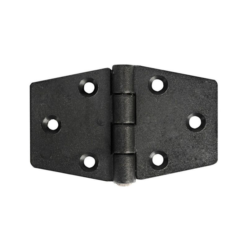 Charnière nylon - noir - 98 x 65 mm