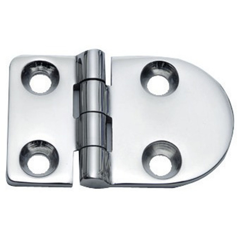 Charnière inox moulée version standard ouverture 180° - 63 x 40 mm - 4 mm