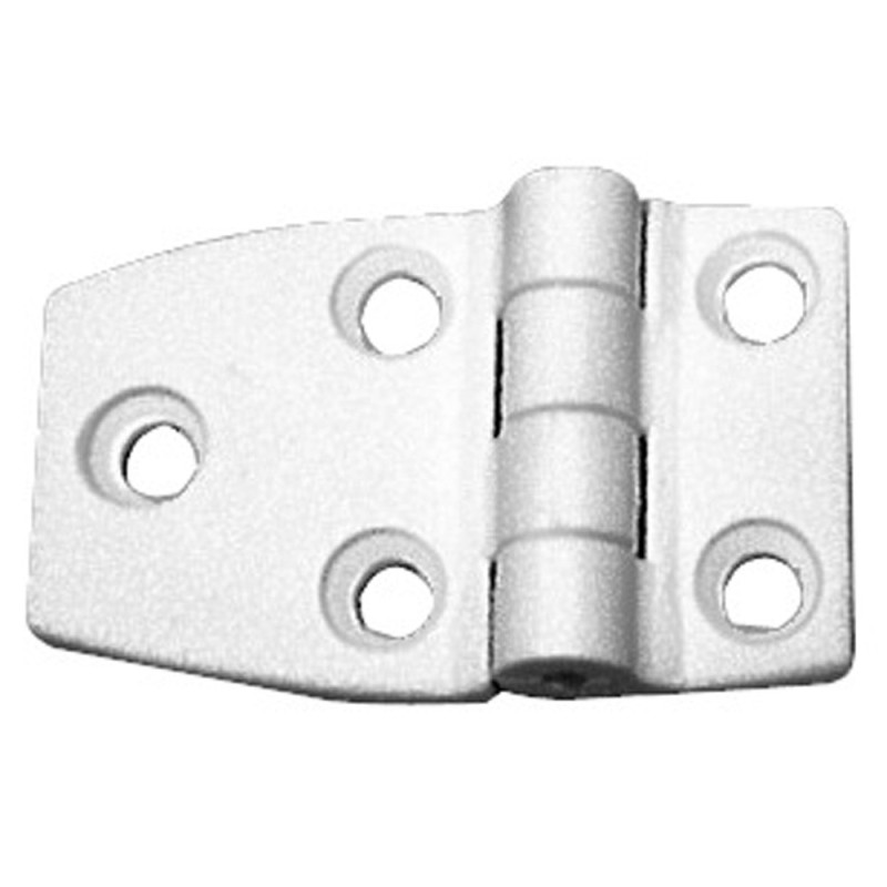 Charnière nylon - 54 x 38 mm - blanc