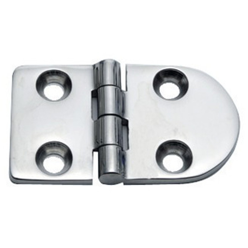 Charnière inox moulée version standard ouverture 180° - 70 x 40 mm - 4 mm