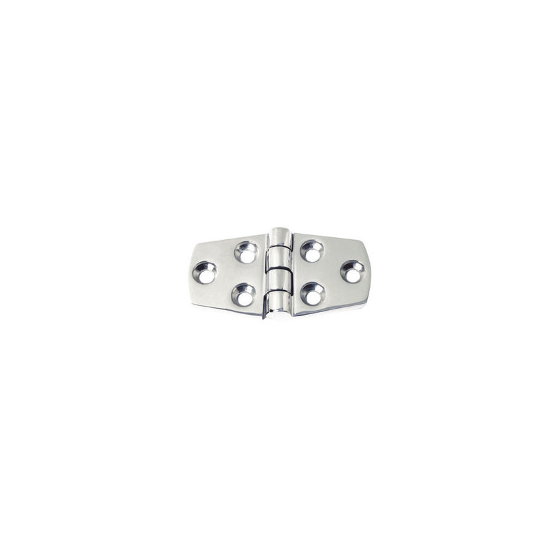 Charnière saillante 5mm AISI316 38x100 mm -