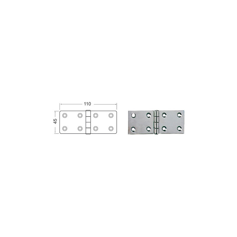 Charnière 45x110 mm -