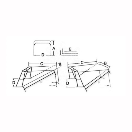 Taud télescopique en inox pour Roll-bar - blanc - larg. 155 cm - long. 145 cm