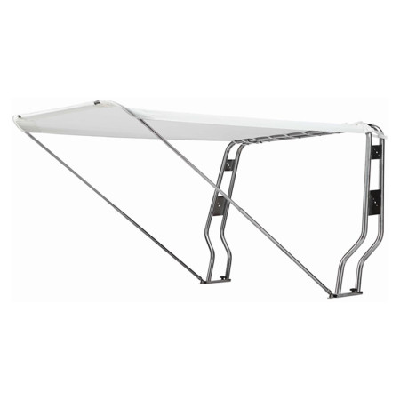 Taud télescopique pour Roll bar - blanc - 215 x 205 cm