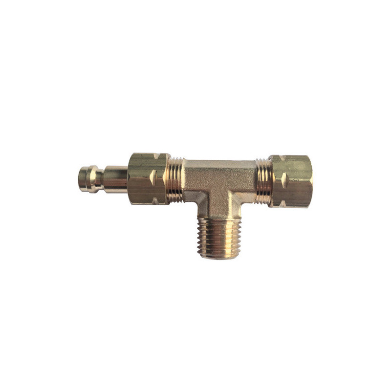 Raccord T pour purge - 3/8'' - 9.5mm