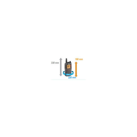 AQUAPAC Housse étanche VHF portable pro PM