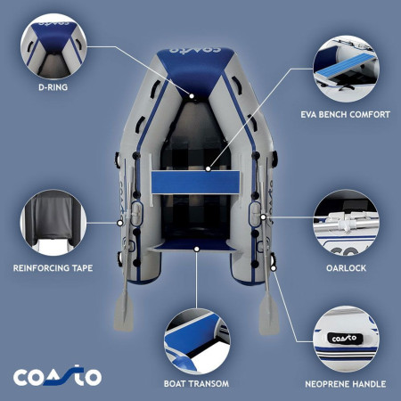 COASTO Annexe gonflable fond latté 2,3m