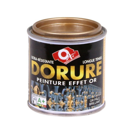 Peinture effet métal - Or pâle - 125 ML