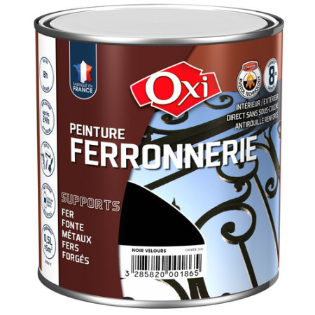Peinture ferronerie - Noir velour - 250 ML