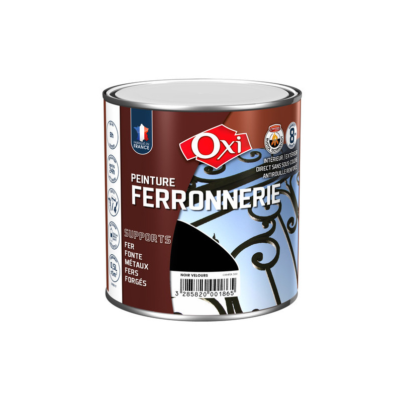Peinture ferronerie - Noir velour - 250 ML