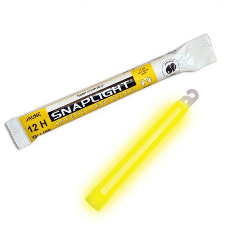 Cyalume baton lumineux Cyalume - jaune - 12 heures