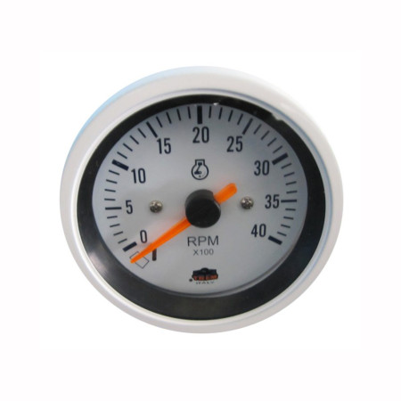 Afficheur compte-tours diesel 0-4000 RPM - G Line - Ø 84 mm - blanc - IP67