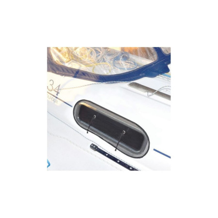 PLASTIMO Moustiquaire 490x230 mm pour hublot, les 2