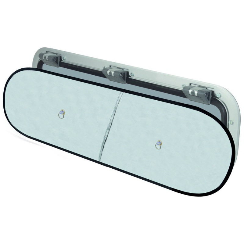 PLASTIMO Rideau occultant/moustiquaire 70 x300 mm pour hublo